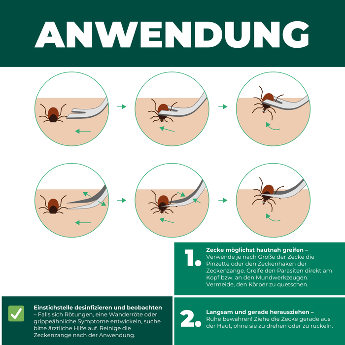 Zeckenfrei-Set - Dein Duo für Schutz & Entfernung - Silberkraft