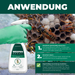 Silberkraft Wespenspray – Anleitung zur Anwendung: Gleichmäßig auf betroffene Flächen sprühen, kurz einwirken lassen, regelmäßige Anwendung empfohlen.