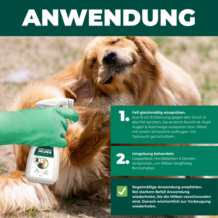 Milbenspray für Hunde & Katzen - Silberkraft