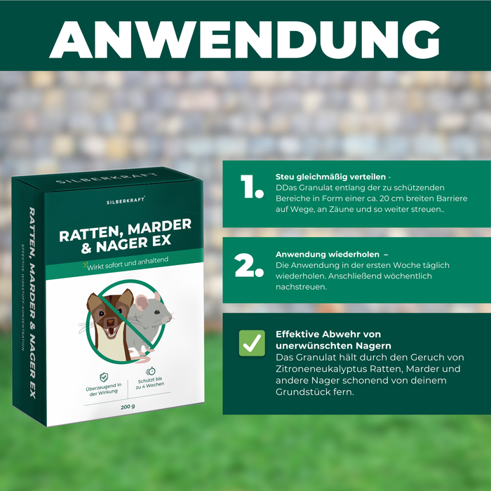 Ratten, Marder & Nager Ex Granulat - Silberkraft