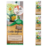 Silence Gelb-Sticks: Effektives Monitoring gegen die weiße Fliege, Trauermücke und Blattlaus - Silberkraft