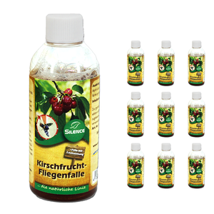 Silence Kirschfruchtfliegenfalle Nachfüllpack: zum Abfangen von Fruchtfliegen - Silberkraft