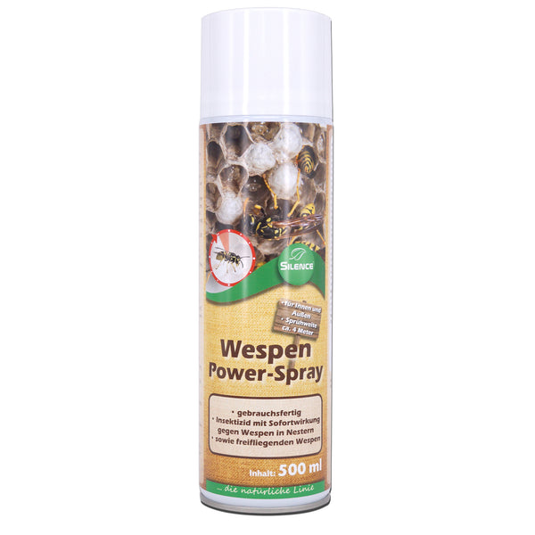 Silence Wasp Power Spray: Gotowy do użycia spray na owady o natychmiastowym działaniu - srebrna moc