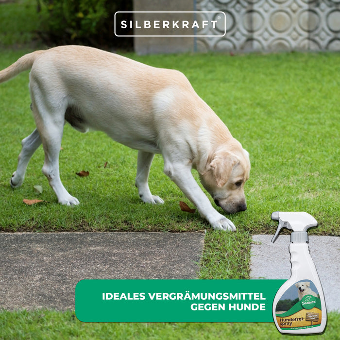 Silence Hundefrei-Spray: Vergrämungsmittel gegen Hunde - Silberkraft