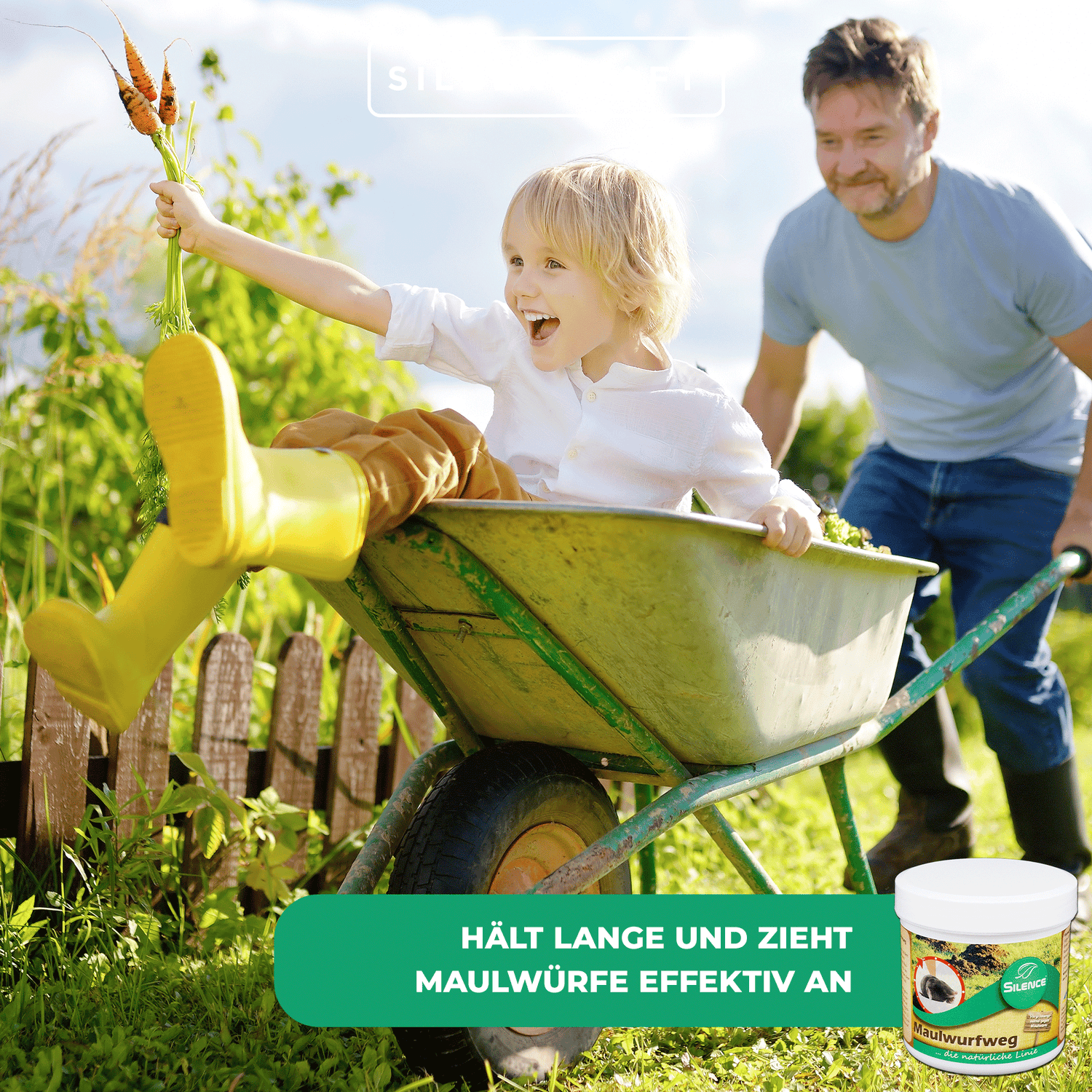 Silence Maulwurfweg: Effektives Maulwurf-Vergrämungsmittel für den Garten