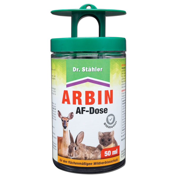 Arbin AF Dose: Effektive Wildabwehr vor Rehwild, Rotwild, Hasen, Kaninchen und Mardern - Silberkraft