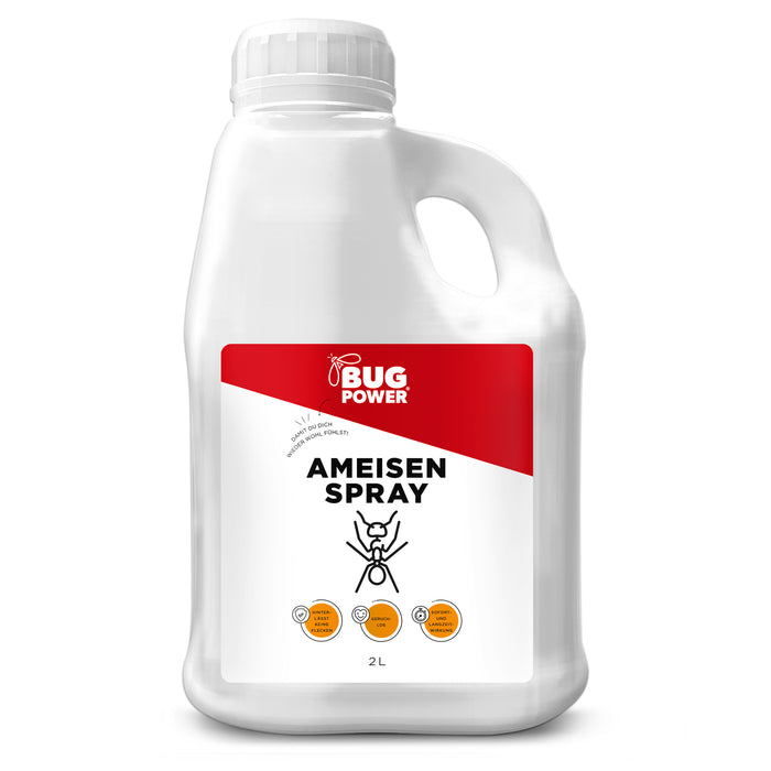 BugPower Ameisen Spray  - effektiv gegen Ameisen - Silberkraft