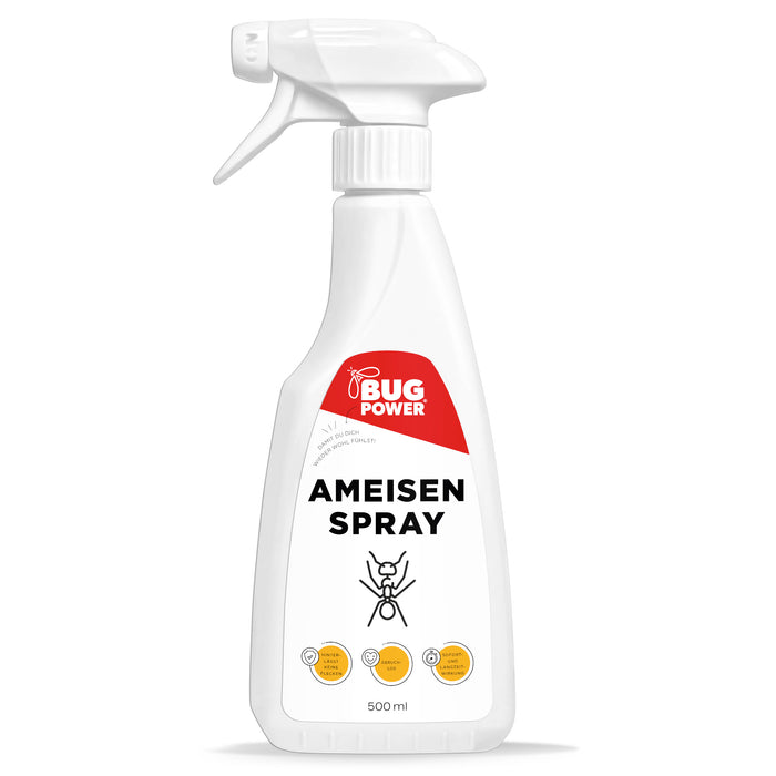 BugPower Ameisen Spray  - effektiv gegen Ameisen - Silberkraft