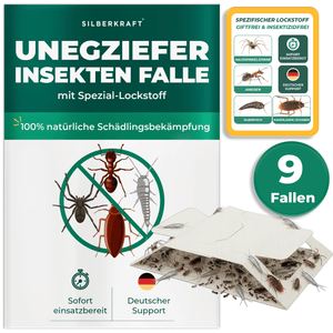 Ungeziefer/ Insektenfalle mit Spezial-Lockstoff - Silberkraft