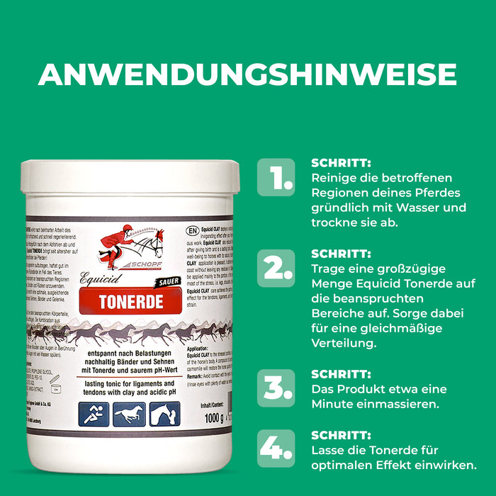 Equicid Tonerde: Erfrischende Pferdepflege für Entspannung und Regeneration - Silberkraft