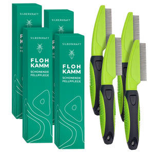 Flohkamm Hund & Katze - Silberkraft