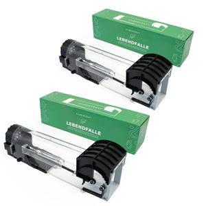 Lebendfalle für Mäuse und Ratten aus Kunststoff - tierfreundliche Alternative zu Schlagfallen und Giftköder - Silberkraft