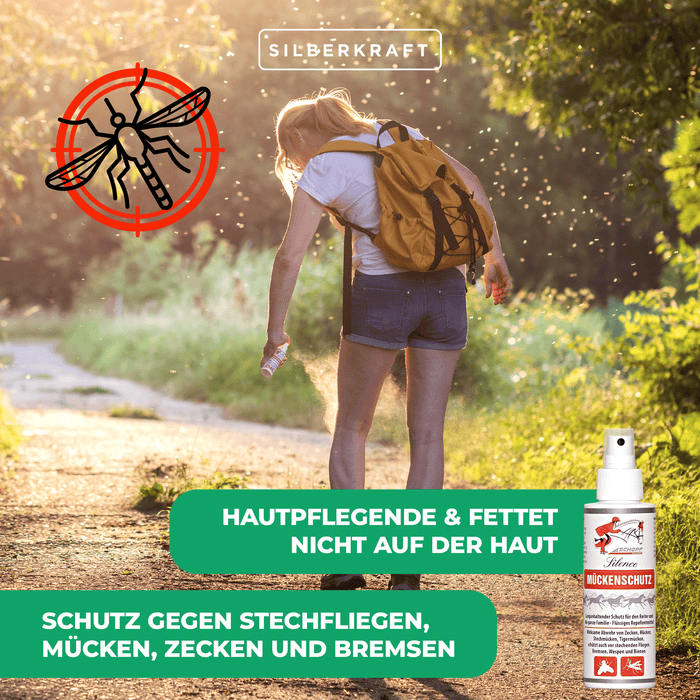 Effektives Mückenschutz-Spray für Reiter - Silberkraft