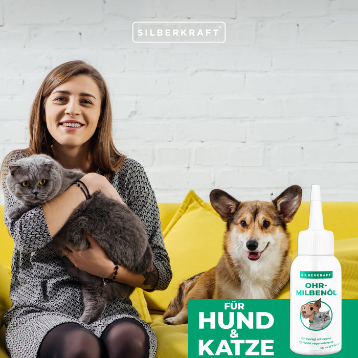 Ohrmilbenöl Hund/Katze - Silberkraft
