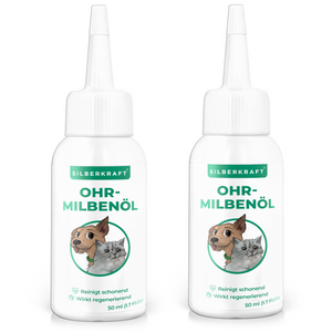 Ohrmilbenöl Hund/Katze - Silberkraft