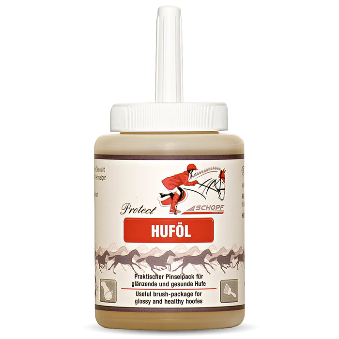 Pflegendes Huföl mit Schutzbarriere für kräftige und gesunde Pferdehufen - Silberkraft