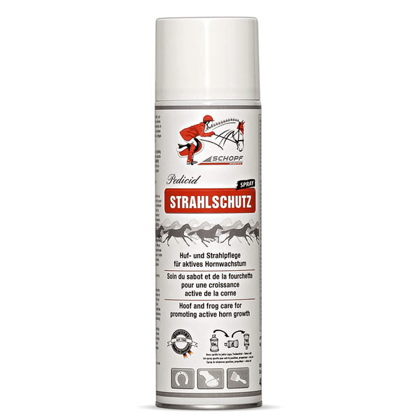 Spray chroniący przed promieniowaniem dla mocnych kopyt koni - Silberkraft