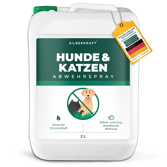 Hunde- und  Katzenabwehrspray - Silberkraft