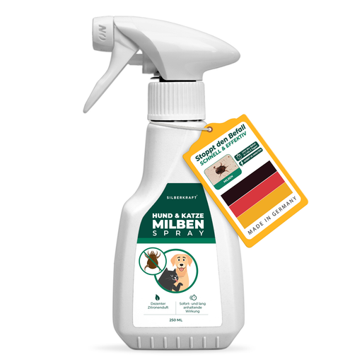 Milbenspray für Hunde & Katzen - Silberkraft