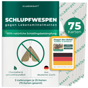 Schlupfwespen gegen Lebensmittelmotten - Silberkraft