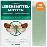 Lebensmittelmotten Falle – Klebefalle mit Pheromon-Lockstoff - Silberkraft