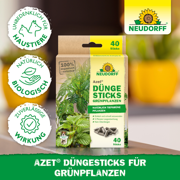 Neudorff Azet w sztyftach nawozowych dla roślin zielonych - Silberkraft