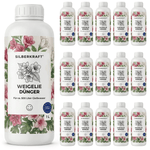 Weigeliedünger – Mineralischer NPK Flüssigdünger mit Stickstoff – Dünger für Weigelie – Blühsträucher-Dünger - Silberkraft