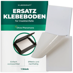 Silberkraft Ersatz Klebeboden für Insektenfalle 1 Stück – Klebefläche ohne Pheromone