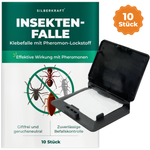 Silberkraft Insektenfalle 10 Stück – Klebefallen für den professionellen Einsatz
