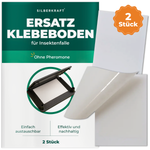 Silberkraft Ersatz Klebeboden für Insektenfalle 2 Stück – Klebeflächen ohne Pheromone