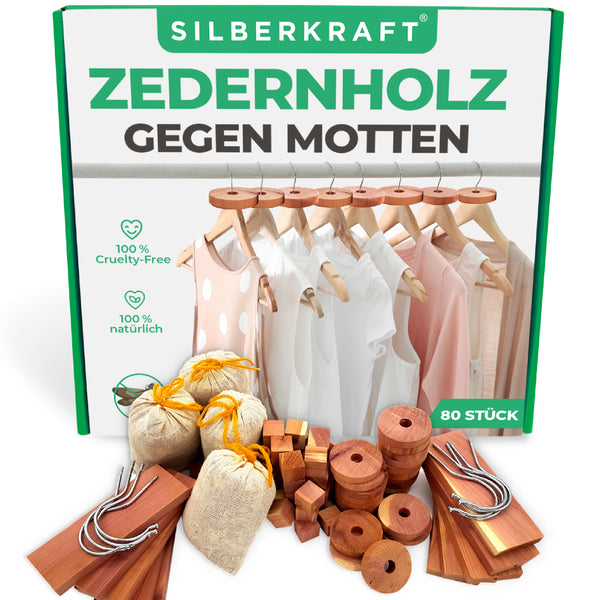 Środek odstraszający mole z drewna cedrowego - Silberkraft