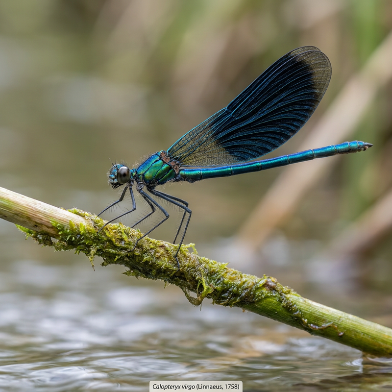 Demoiselle niebieskoskrzydła
