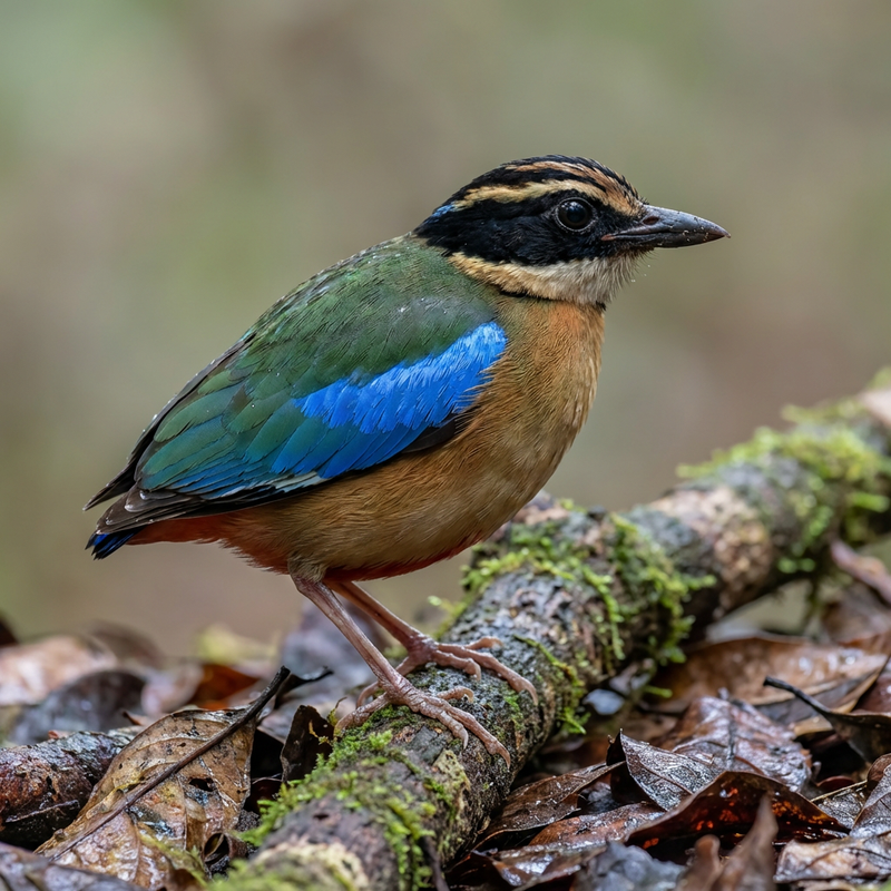 Niebieskoskrzydła Pitta
