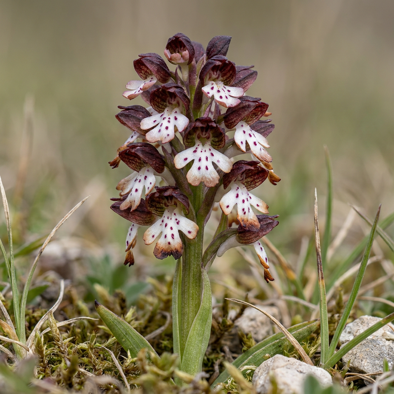 Spalona orchidea
