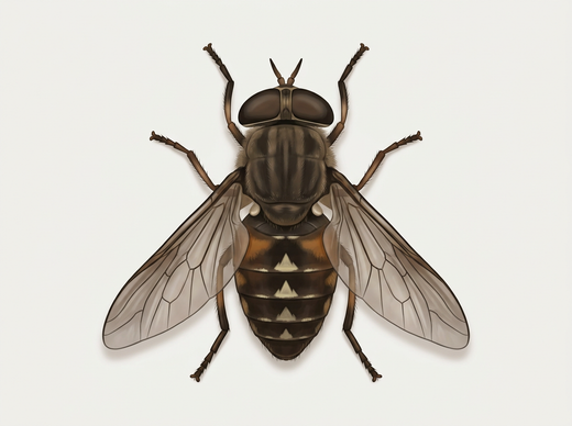 Mucha konna (Tabanus sudeticus) z góry