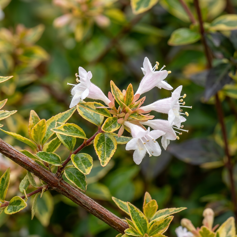 Abelia wielkokwiatowa (odmiana „Kalejdoskop”)