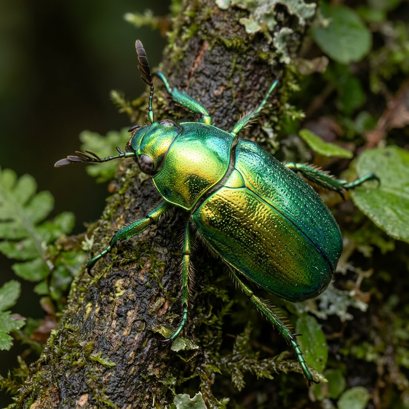 Chrząszcze klejnotowe (rodzaj Chrysina )