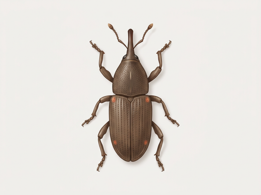 Ryżowiec (Sitophilus oryzae) z góry