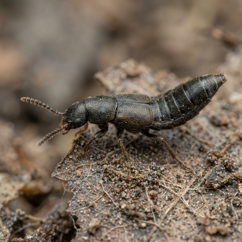 Chrząszcz krótkoskrzydły (rodzaj Aleochara)
