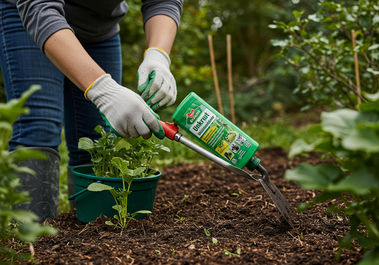 Neudorff Finalsan UnkrautLos Speed — Anwendungs-Szene