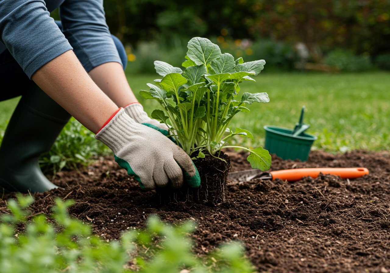 Neudorff NeudoHum BlumenErde — Anwendungs-Szene