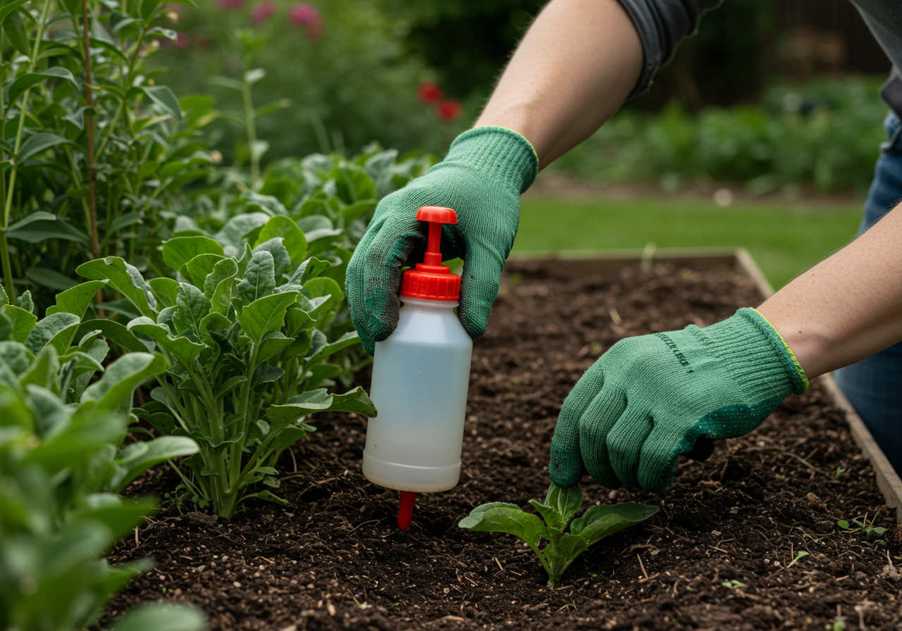 Neudorff Spruzit NEEM ZierpflanzenSchädlingsfrei — Anwendungs-Szene