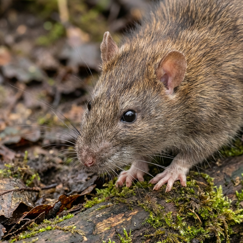 Szczury (Rattus), ilustracja AI