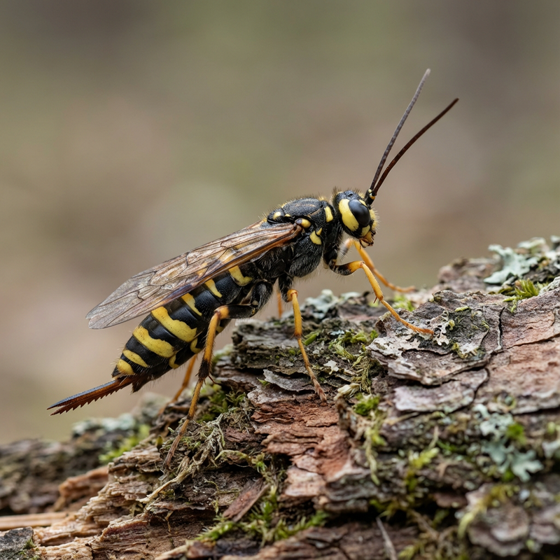 Gigantyczna osa drewniana