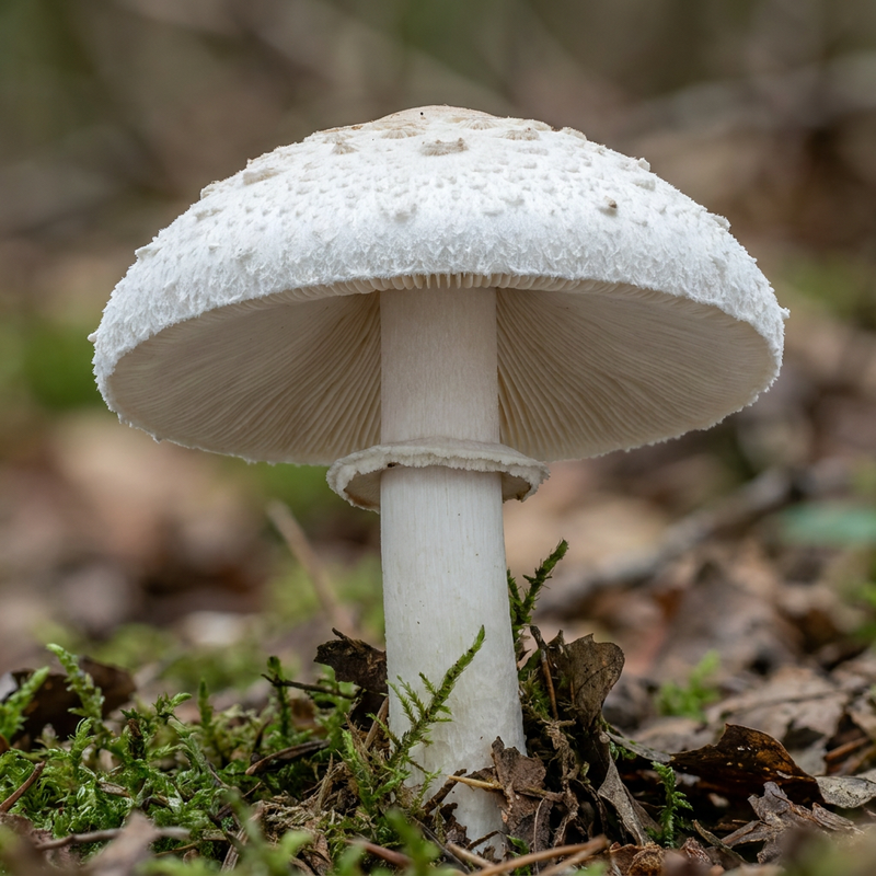 Parasol Egerlinga o różowych liściach