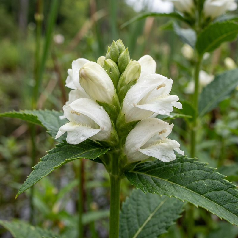 Weiße Schildblume