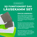 Läusekamm 4er Set - Silberkraft