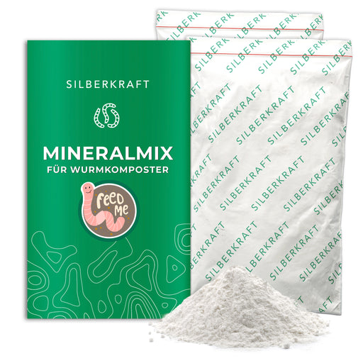 Wurmfutter / Mineral-Mix für Wurmkomposter und Kompost-Würmer - Silberkraft